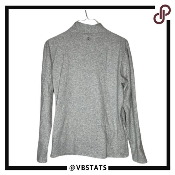 Travis Mathew Men's Light Heather Gray Full Zip Performance Jacket Size Medium - Picture 2 of 7